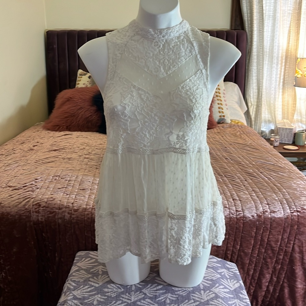 Beautiful, free people lace top